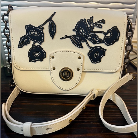 Ralph Lauren Handbags - Floral Leather Crossbody Bag